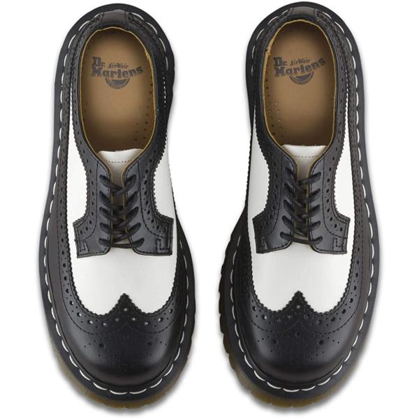 Dr. Martens， 3989 Brogue BEX 3-Eye Leather Wingtip Shoe for Men and Women