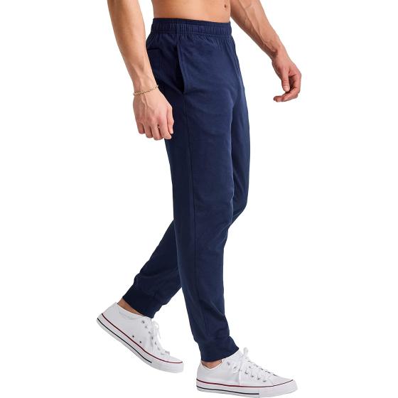 Hanes Originals Men’s Joggers， 100% Cotton Jersey