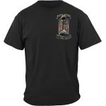 Marine Corps T-Shirt Double Flag Gold Globe Marine Corps T-Shirt MM2153