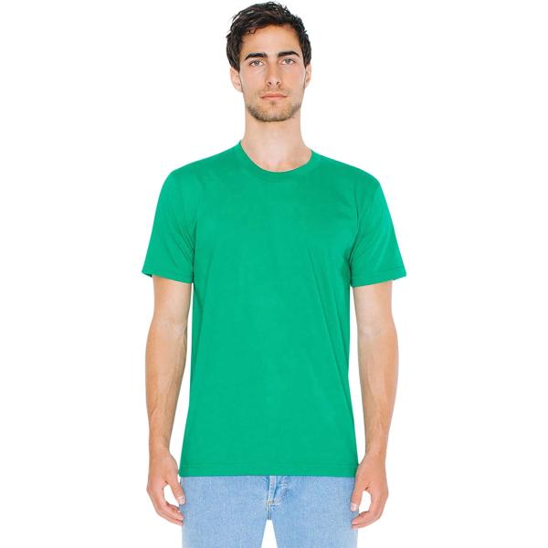 American Apparel unisex-adult Fine Jersey Crewneck Short Sleeve T-Shirt， 2-Pack
