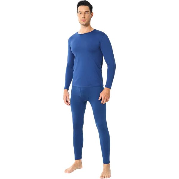 ViCherub Thermal Underwear for Men Fleece Lined Long Johns Base Layer Top and Bottom Set for Cold Weather