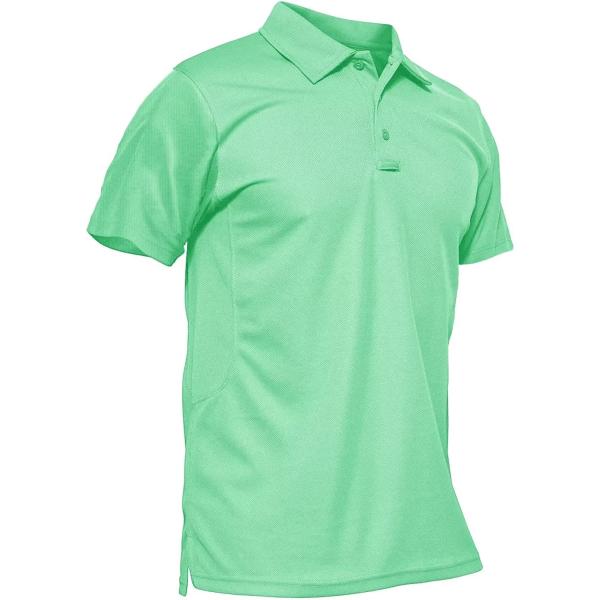 MAGCOMSEN Men's Polo Shirt Quick Dry Performance Long and Short Sleeve Tactical Shirts Pique Jersey Golf Shirt