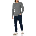 Amazon Essentials Men's Slim-Fit Long-Sleeve Waffle Henley Shirt
