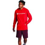 Champion Men's T-shirt Hoodie, Cotton Mid-weight Hooded Men's T-shirt, Comfortable Men's Tee