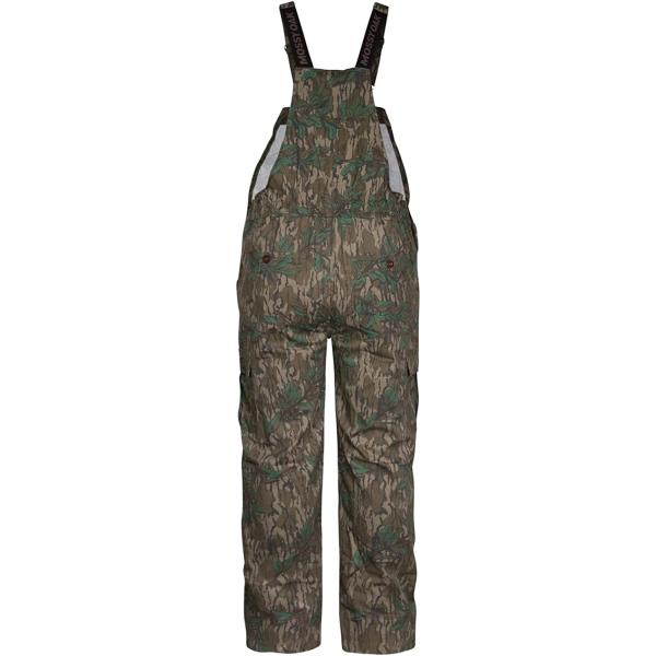 Mossy Oak Cotton Mill 2.0 Camo Hunting Bibs， Uninsulated Camo Overalls for Men