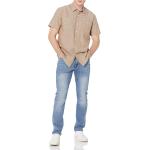 Amazon Essentials Men's Regular-Fit Short-Sleeve Poplin Shirt