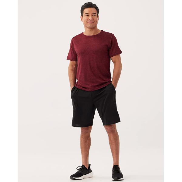 5 Pack: Men’s Dry-Fit Moisture Wicking Active Athletic Performance Crew T-Shirt