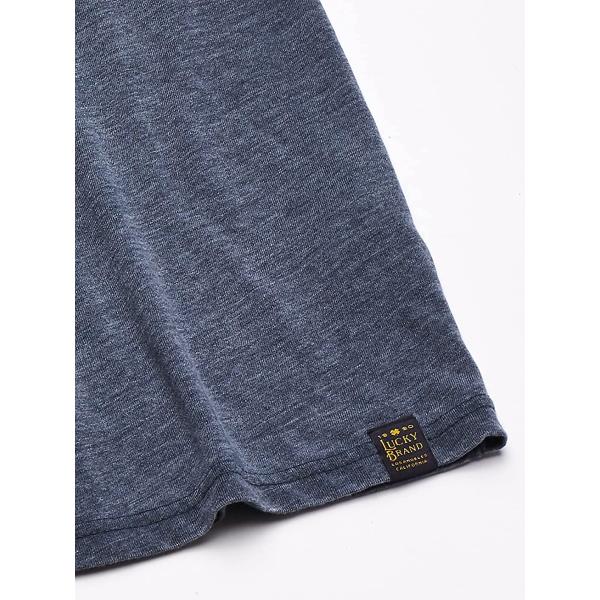 Lucky Brand Men's Venice Burnout Notch Neck Tee Shirt