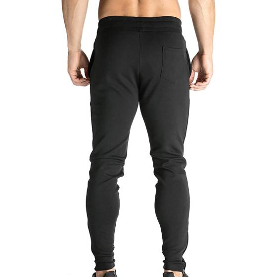 BROKIG Mens Zip Joggers Pants - Casual Gym Workout Track Pants Comfortable Slim Fit Tapered Sweatpants with Pockets