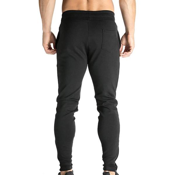 BROKIG Mens Zip Joggers Pants - Casual Gym Workout Track Pants Comfortable Slim Fit Tapered Sweatpants with Pockets