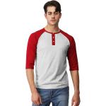 H2H Mens Casual Slim Fit T-Shirts Henley Shirts Raglan Long & 3/4 Sleeve Jersey Baseball T Shirts