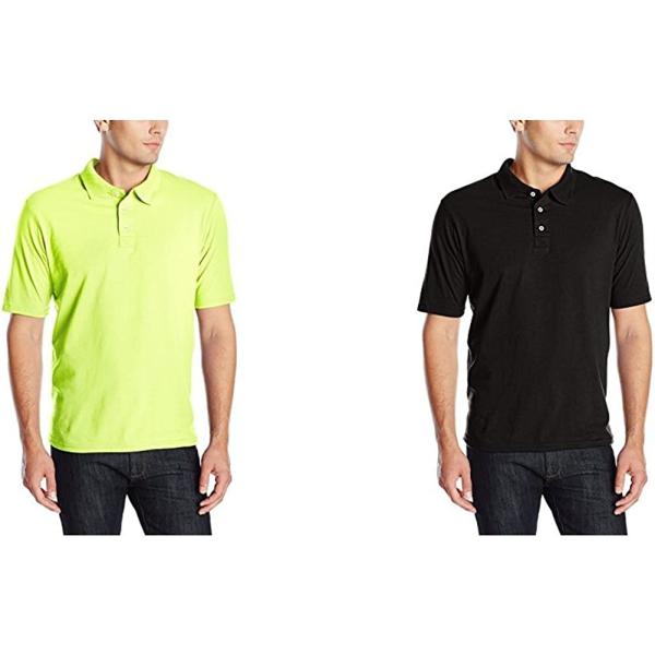 Hanes Men's FreshIQ Polo Shirt, Men’s X-Temp Polo Shirt, Moisture-Wicking Performance Polo Shirt