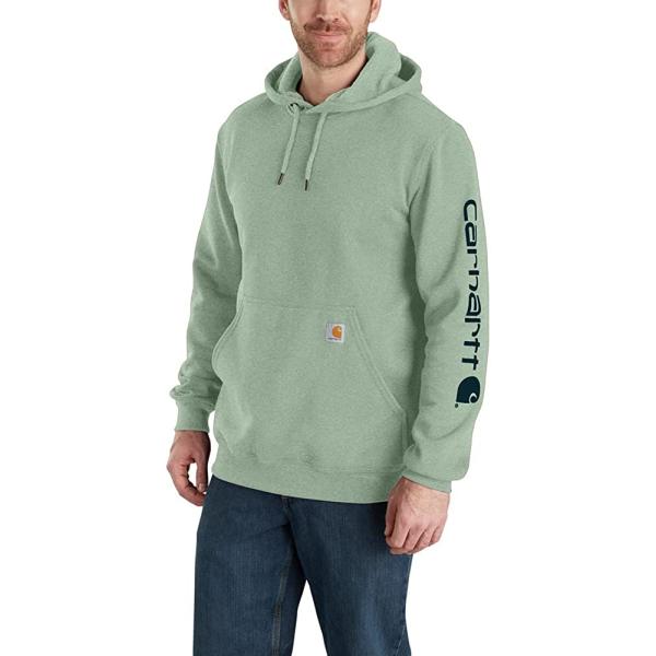 Carhartt Men's Loose Fit Midweight Logo Sleeve Graphic Sweatshirt
