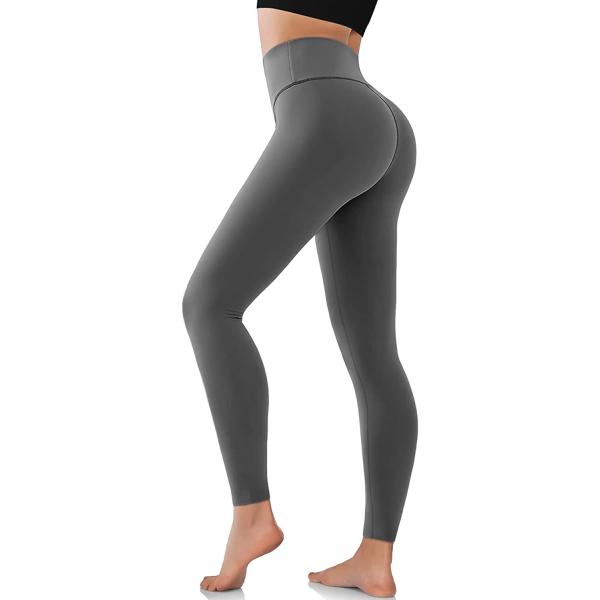 Refeel Thick High Waist Yoga Pants with Pockets, Tummy Control Workout Running Yoga Leggings for Women
