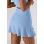 QINSEN Women's Tennis Skirts Stretch High Waisted Golf Skorts Running Sports Workout Activewear