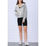 Trendy Queen Women Half Zip Cropped Hoodies Fleece Quarter Zip Up Pullover Sweatshirts Winter Clothes 2022 Outfits Sweater