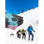 SincereWA Women's Ski Socks for Skiing, Snowboarding, Outdoor Sports,2 Pack, Winter Performance Socks, Pink, blue, 4-10