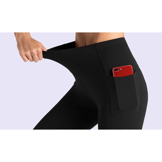 THE GYM PEOPLE Womens' Yoga Pants High Waist with Pocket Tummy Control