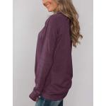 Minthunter Women's Long Sleeve Pullovers Cowl Neck Tunic Shirt Casual Sweatshirt Tops