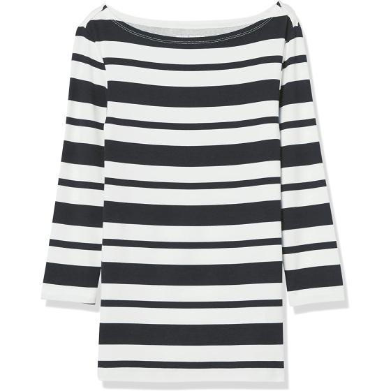 Amazon Essentials Women's Slim-Fit 3/4 Sleeve Solid Boat Neck T-Shirt