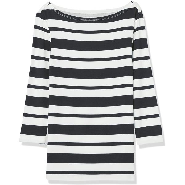 Amazon Essentials Women's Slim-Fit 3/4 Sleeve Solid Boat Neck T-Shirt