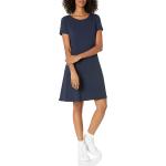 Amazon Essentials Women's Short-Sleeve Scoop Neck Swing Dress (Available in Plus Size)