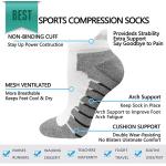 ACTINPUT Compression Socks Plantar Fasciitis for Women Men - 8-15 mmHg Best for Athletic，Support，Flight Travel，Nurses，Hiking
