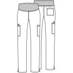 Cherokee Maternity Scrub Pants for Women， Workwear Professionals Soft Stretch WW220
