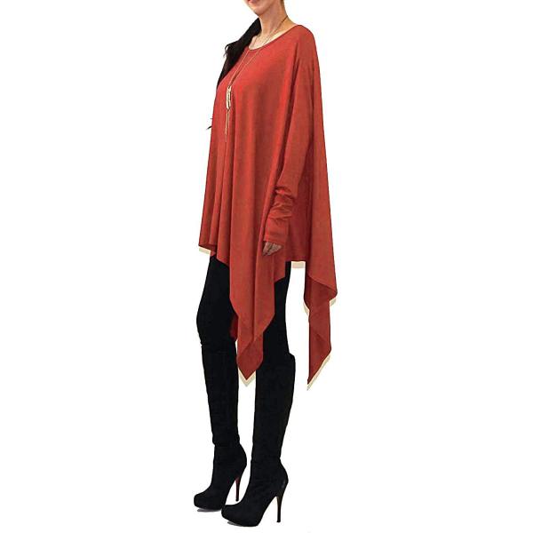 Vivicastle Women's USA Loose Bat Wing Dolman Poncho Tunic Dress Top