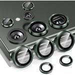 Hoerrye for Samsung Galaxy S23 Ultra Camera Lens Protector, Case-Friendly, 9H Tempered Glass Anti-Scratch, Space Titanium Military-Grade Protection Circle, Removal Tool (Green)