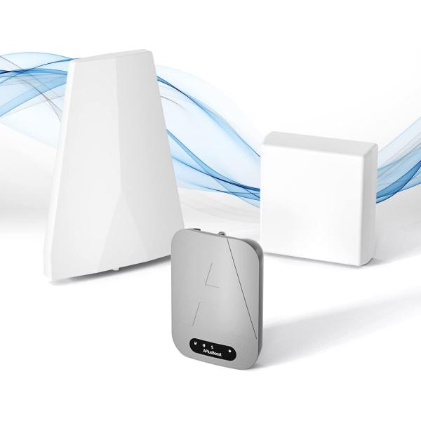 Cell Phone Booster for Band 12, 17, 13, 5. Support-Verizon, AT&T, T-Mobile & More, Cell Phone Booster for Home and Office Boosts 2G 3G 4G LTE 5G Signal, Cell Booster Up to 3,000 Sq. Ft.