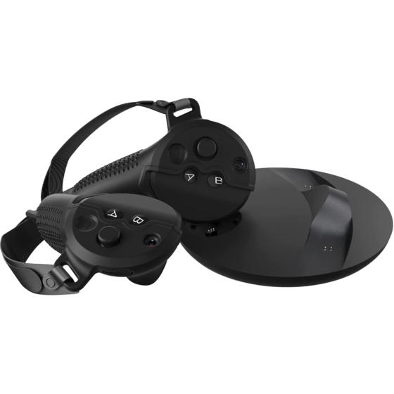 Controller Grips and Silicone Lens Cover Compatible with Meta Quest Pro Accessories Bundles Adjustment Leather Hand Knuckle Straps No Blocked Charging