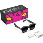 Nreal Air AR Glasses with Nreal Adapter， Compatible with iPhone and Nintendo Switch， Connect to iPhone via Lightning to HDMI Adapter， Stream and Game， AR Glasses with 130" Micro-OLED Virtual Display