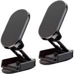 FEELNOW 2Pcs 2023 New Alloy Folding Magnetic Car Phone Holder, Magnetic 360° Car Phone Holder Stand Dashboard Folding Bracket Universal