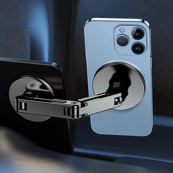 Mungudes Tesla Phone Mount, Powerful Magnetic Compatible With Magsafe Car Phone Mount for Tesla Model 3 Model Y, Tesla Phone Holder Fits All Phones, Tesla Model 3 Accessories Tesla Model Y Accessories