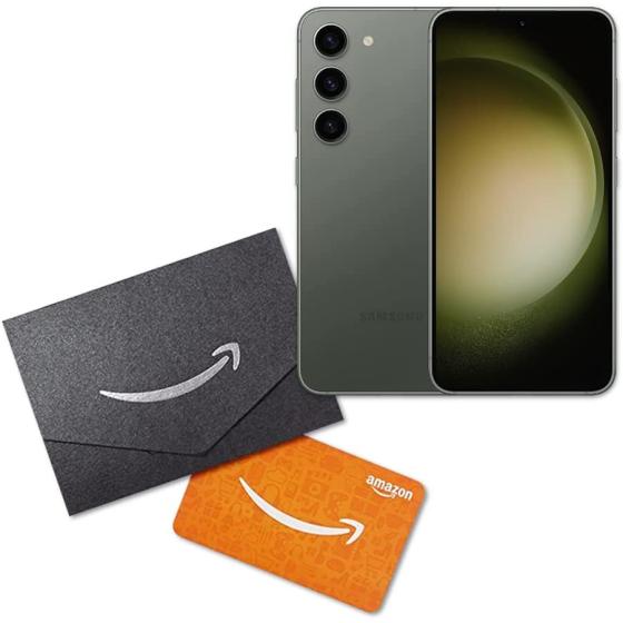 Samsung Galaxy S23 Phone + $50 Argos Gift Card Bundle, Factory Unlocked Android Smartphone, 256GB Storage, 50MP Camera, Night Mode, Long Battery Life, US Version, 2023, Green