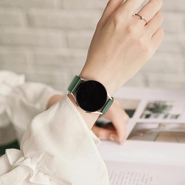 AK Nylon Bands for Amazfit GTR 4/ GTR 3 Pro/ GTR 3/ GTR 2e/ GTR 2/ Amazfit GTR 47mm, 22mm Quick-Release Adjustable Soft Smartwatch Strap with Hook Buckle for Women Men