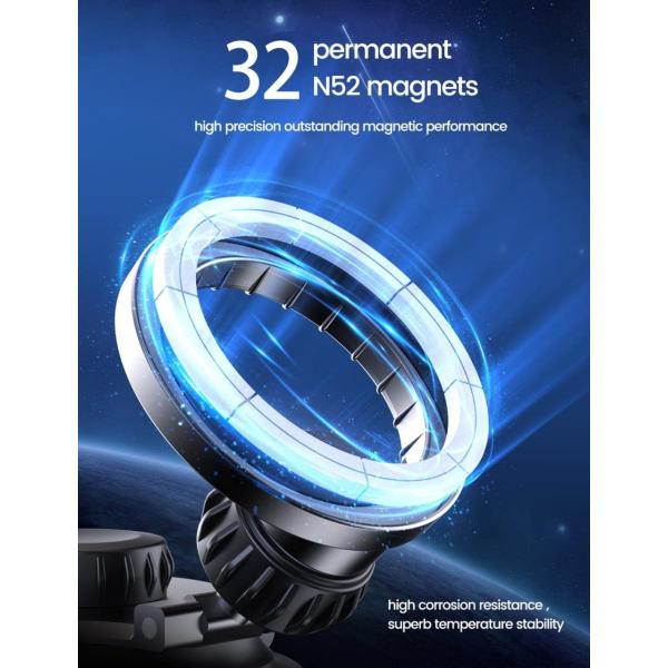 Goldenway 2023 Fit MagSafe Car Mount,[32 Super Strong Magnets & No Damage to Vent] Phone Mount for Car Magnetic,iPhone Car Mount Fit for iPhone 14 13 12 Pro Plus Max Mini& All Phone
