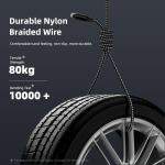 MFi Certified iPhone Charger Lightning Cable 3 Pack 10ft Nylon Braided Cable iPhone Charger Fast Charging Cord Compatible with iPhone 14 13 12 11 Pro Max XR XS X 8 7 6 Plus SE and More