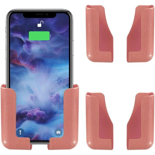 AUKEPO 2Pairs Multifunctional Mobile Phone Bracket, Self Adhesive Dashboard Mount Car Phone Holder, Adjustable Width Sticky Navigation Mobile Phone Bracket, Cell Phone Mount for All Phones