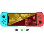 Megadream Mobile Game Controller Gamepad for iPhone iOS Android PC: Works with iPhone13/12/11/X, iPad, Samsung Galaxy, Motorola, TCL, Tablet, Apex Legends, Call of Duty - Wireless Connection(Blue+Red2)
