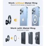 VICSEED Magnetic Phone Holder for Car [20 Strongest Magnets] Dashboard Mag-Safe Car Mount [No Drop Genuine 3M Adhesive] All Metal Phone Mount for Car Dash Fit iPhone 14 13 12 Pro Max Plus All Mobile