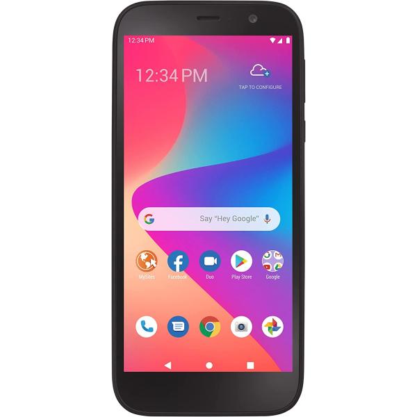TracFone BLU View 2 (2022) 4G LTE, 32GB, Sim Card Included, Black - Prepaid Smartphone (Locked)