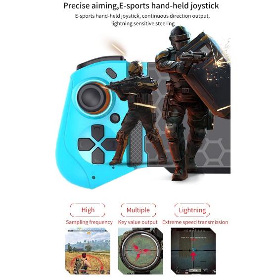 Joso Mobile Game Controller for iPhone, Android, PC, Phone Controller Joystick for iPhone 14 13 12 Pro Max, iPad, Tablet, Galaxy S22 Ultra, COD Mobile, Genshin Impact, Cloud Gaming - Direct Play