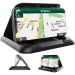 Leaflai Windshield Car Phone Holder Mount, Bracket Car Holder Adjustable Gooseneck Tablet Holder Universal Dashboard Sturdy Suction Cup Car Phone Mount Compatible with iPhone 13