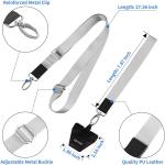 OUTXE Phone Lanyard - 4× Pads, 1× Adjustable Neck Strap, 1× Wrist Strap, Nylon Phone Lanyard Compatible with All Smartphone