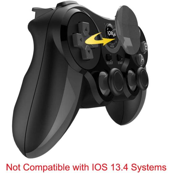 IPEGA PG-9128 Wireless 4.0 Gamepad Trigger Pubg Controller Mobile Joystick Compatible iOS/Android Devices and Smart TV/Set-top Box/PC Computer（Black）