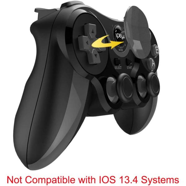 IPEGA PG-9128 Wireless 4.0 Gamepad Trigger Pubg Controller Mobile Joystick Compatible iOS/Android Devices and Smart TV/Set-top Box/PC Computer（Black）