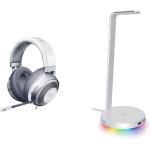 Razer Kraken Gaming Headset: Lightweight Aluminum Frame - Retractable Noise Isolating Microphone - for PC, PS4, PS5, Switch, Xbox One, Xbox Series X & S, Mobile - 3.5 mm Headphone Jack - Black/Blue