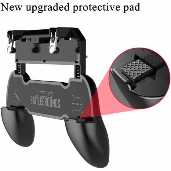 COOBILE Mobile Game Controller for PUBG Mobile Controller L1R1 Mobile Game Trigger Joystick Gamepad for 4-6.5" iOS & Android Phone(W10 Update)